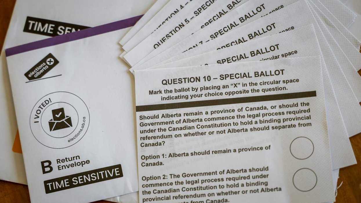 About 658K mail-in ballots for Alberta vote