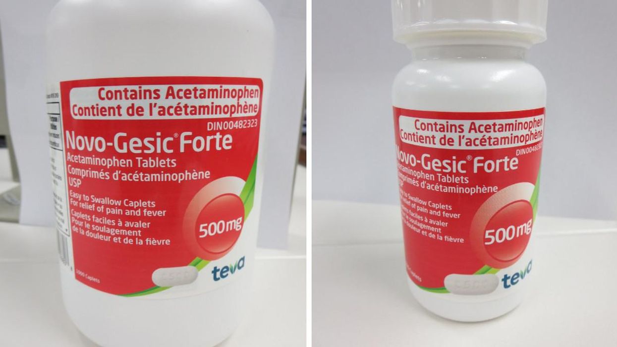 Acetaminophen Tablets Recalled In Canada Because A Label Error May Cause An Overdose Or Death