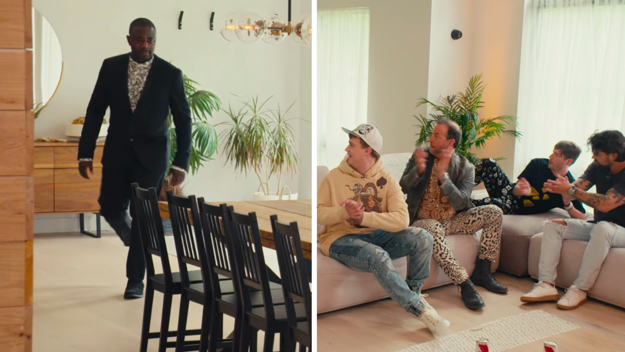 Acteurs du sketch d'Occupation Double d'Arnaud Soly.