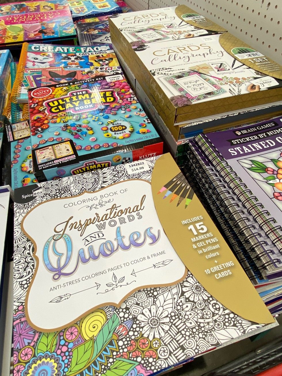 Activity books at Costco.