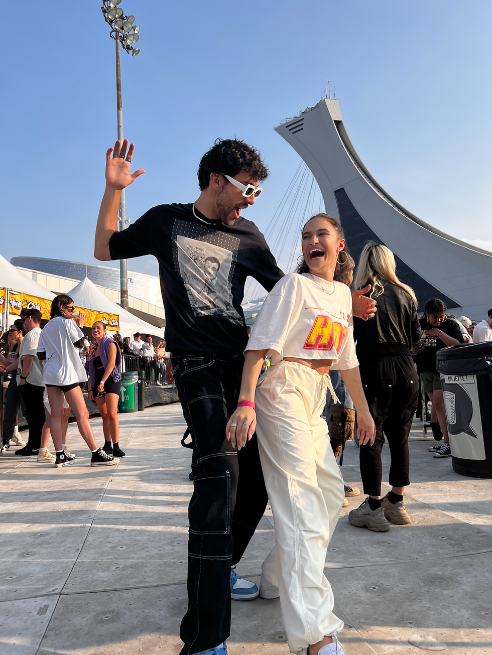 Adam Benmoussa et Lili-Ann De Francesco.