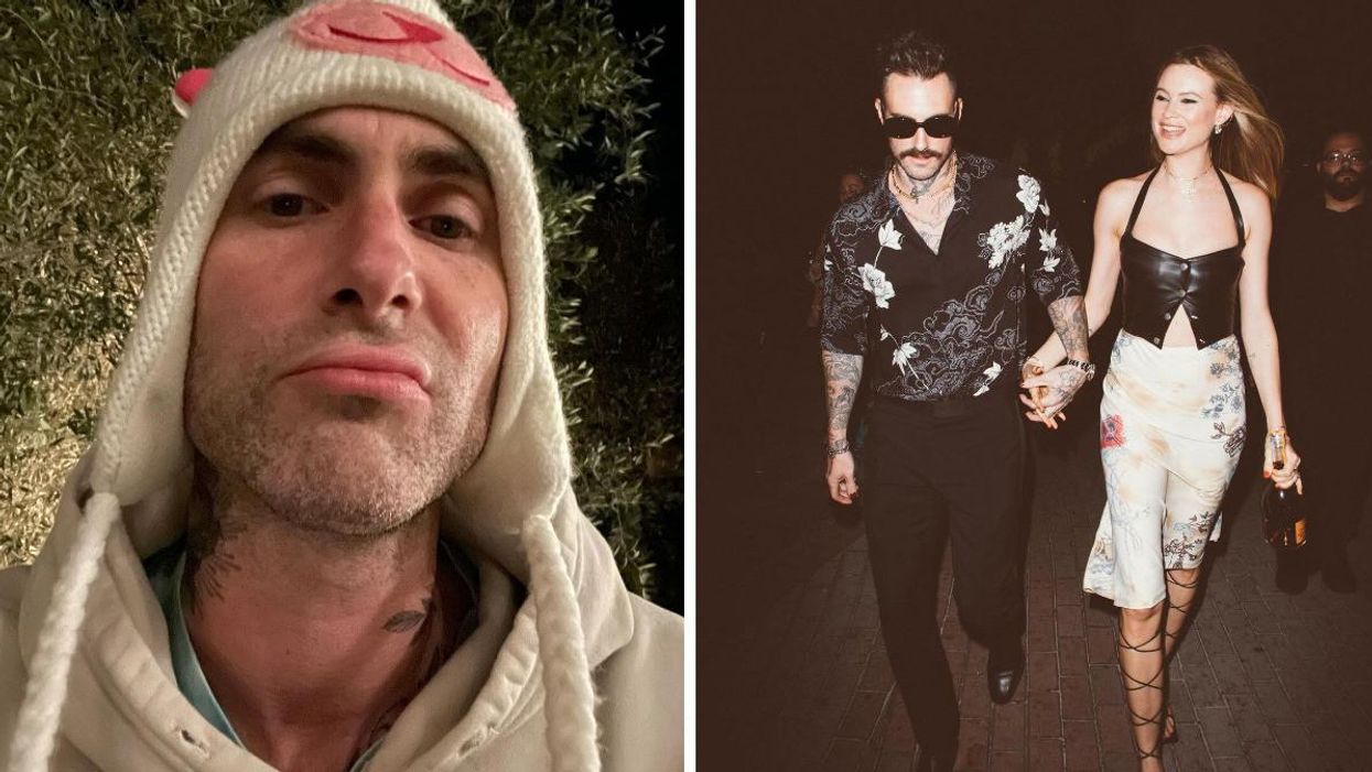 Adam Levine. Right Adam Levine and Behati Prinsloo.