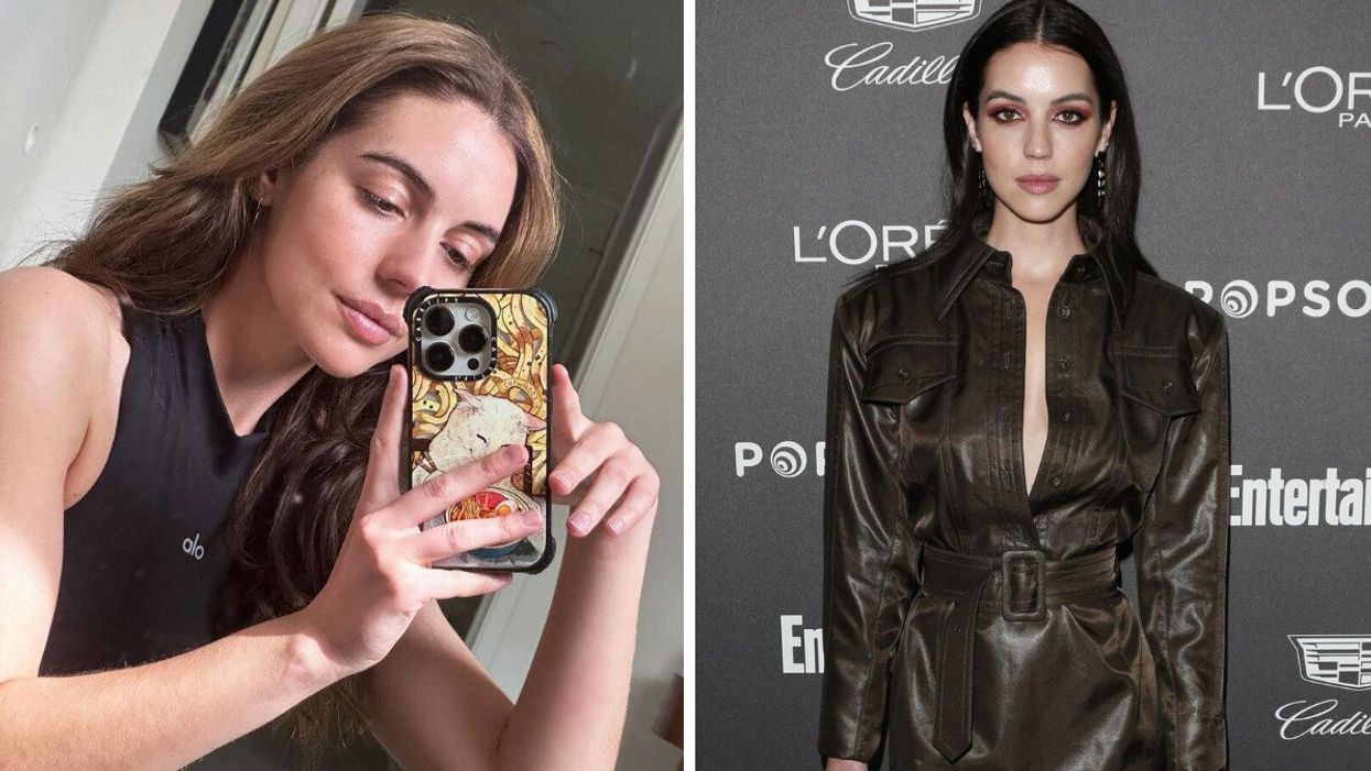 Adelaide Kane. Right: Adelaide Kane at the Entertainment Weekly SAG Awards pre-party in 2019.