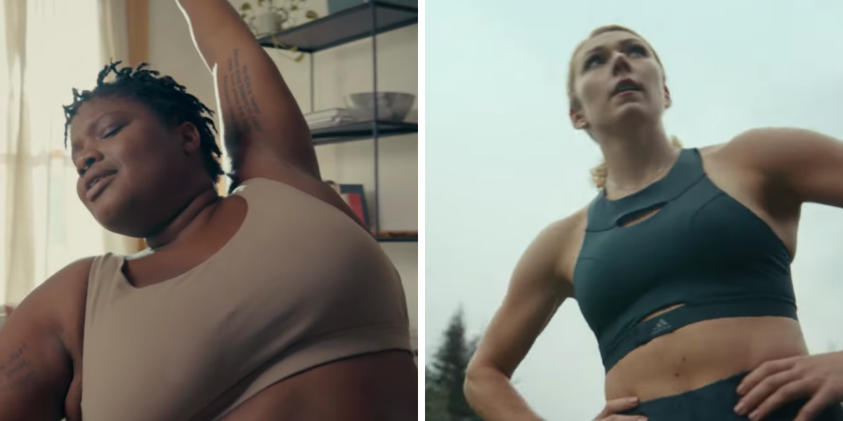 Adidas New Sports Bra Ad Is A Photo Wall Of Bare Breasts It s