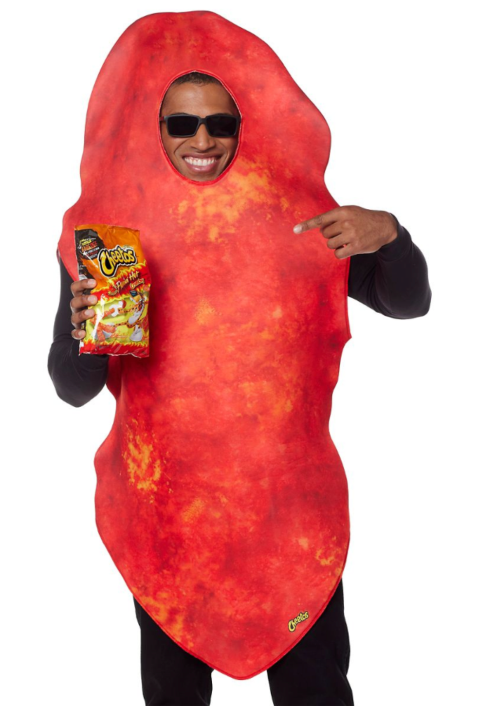 Adult Flamin' Hot Cheetos Costume.