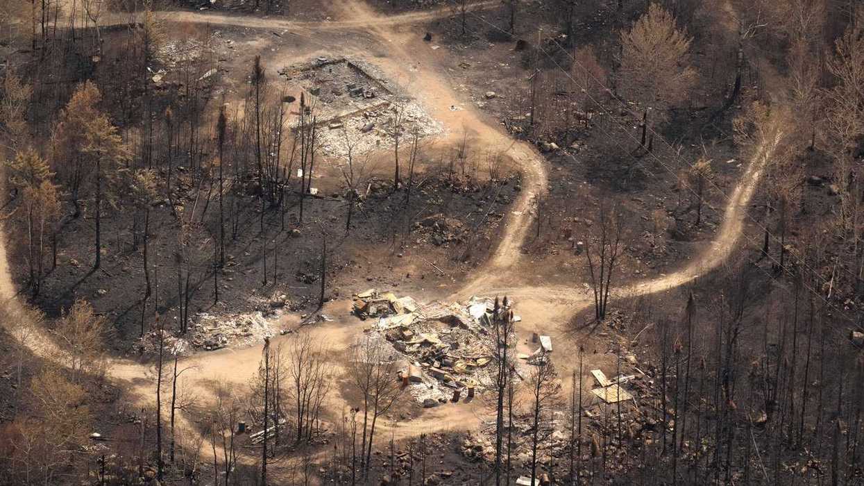 Aerial photos show First Nation fire devastation