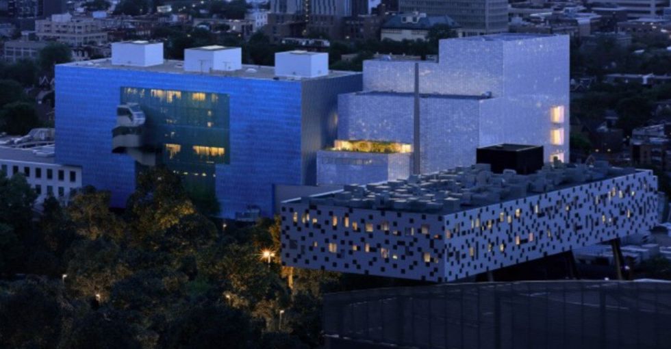 Aerial view of the Dani Reiss Modern and Contemporary Gallery looking northwest.