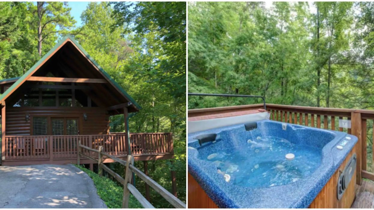 Affordable Cabin Airbnb In Tennessee Has A Hot Tub And Gorgeous Forest Views