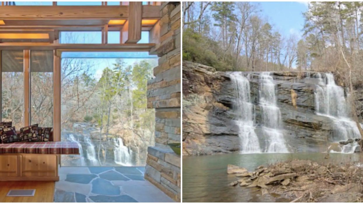 Affordable South Carolina Airbnb Rental Is Right Next To A Gorgeous Waterfall