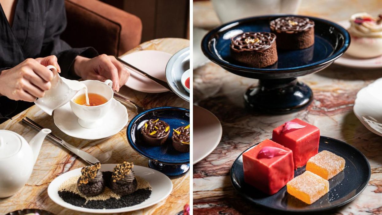 Afternoon Tea at Joni in Toronto, Ontario.