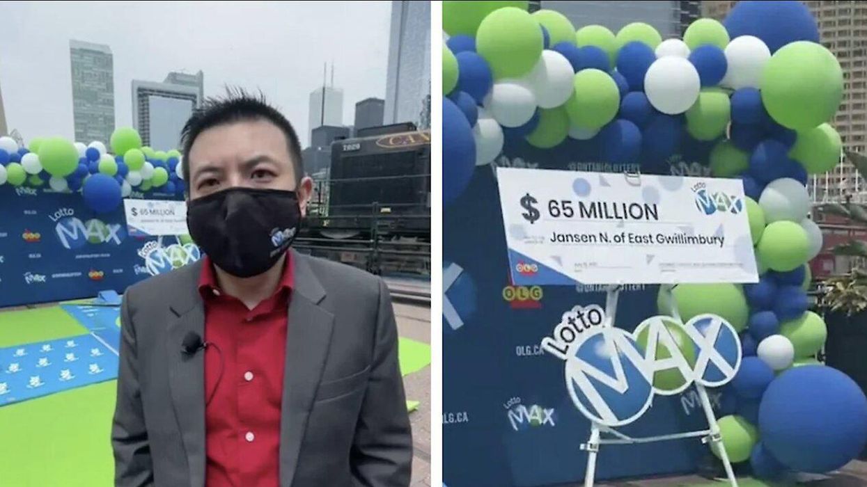 Ontario Man Wins $65M Lotto Max Prize & Is Using It To Support Multiple Charities (VIDEO)