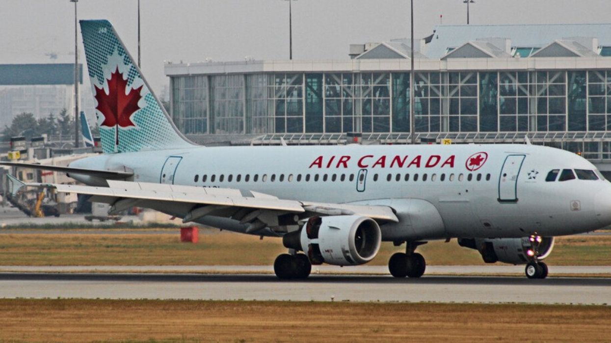 Air Canada plane at YVR.