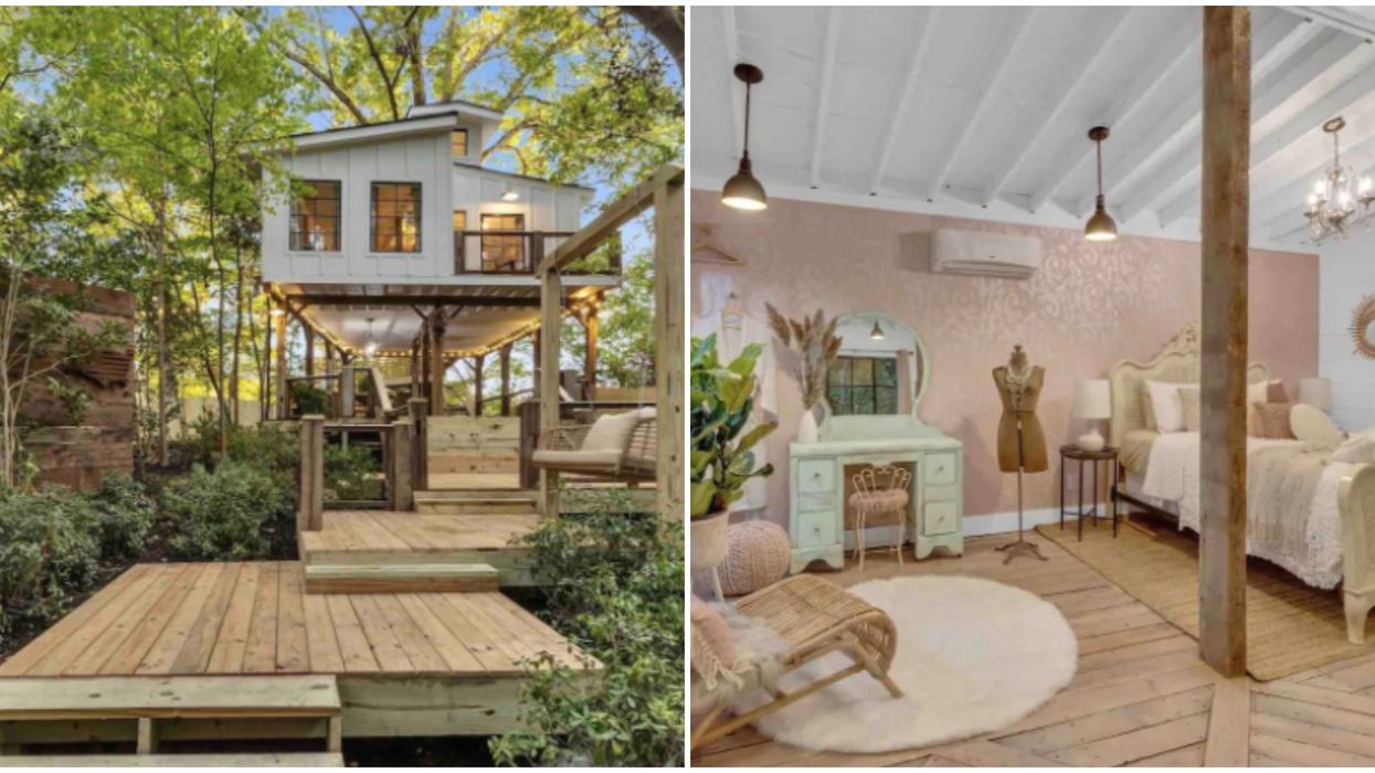 Airbnb In Atlanta Georgia Sits In 400-Year-Old Oak Tree For Dreamy Couples Retreat