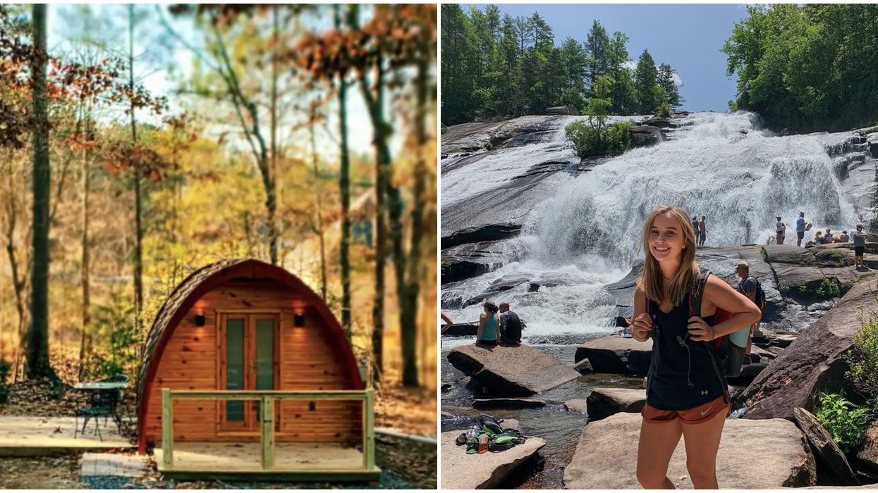 Airbnbs In Georgia Glamping Pod Stay Is Only Minutes Away From Waterfalls