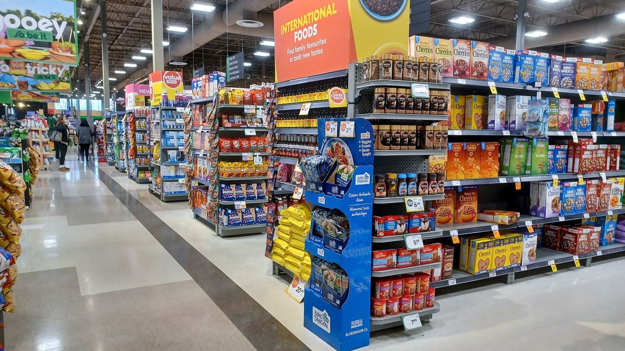 aisles at a sobeys grocery store in canada