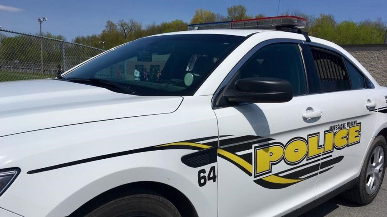 Akwesasne Mohawk Police Service vehicle.