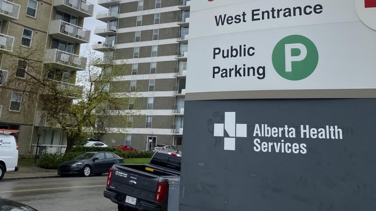 Alberta Health Services sign
