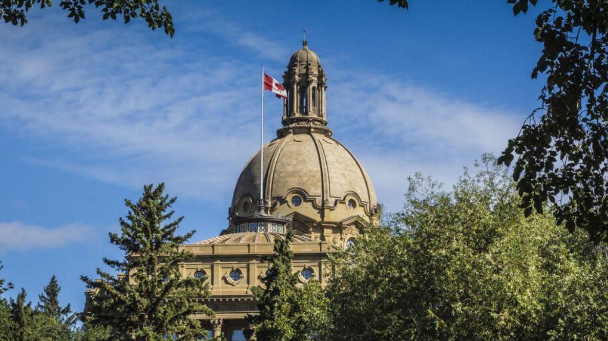 Alberta Legislature building.