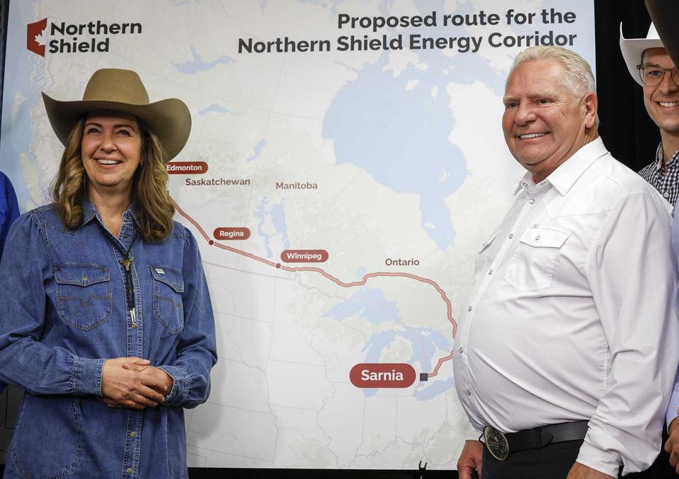 Alberta, Ontario unveil west-east pipeline route