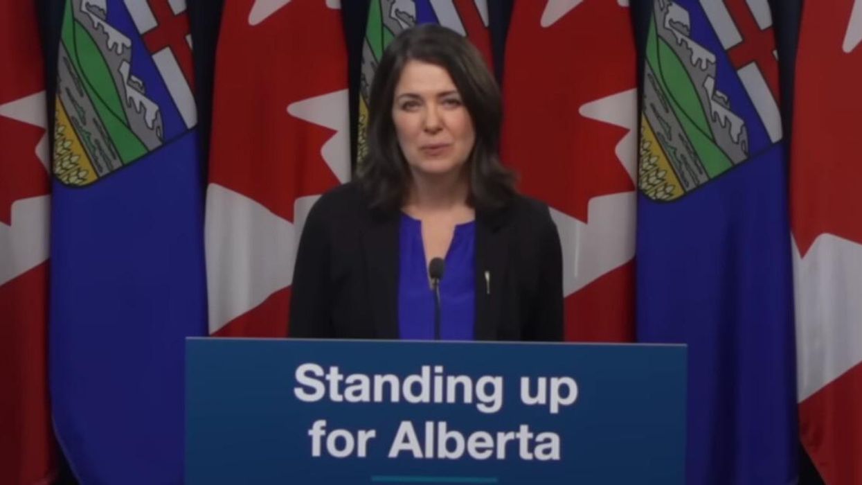 Alberta premier Danielle Smith.
