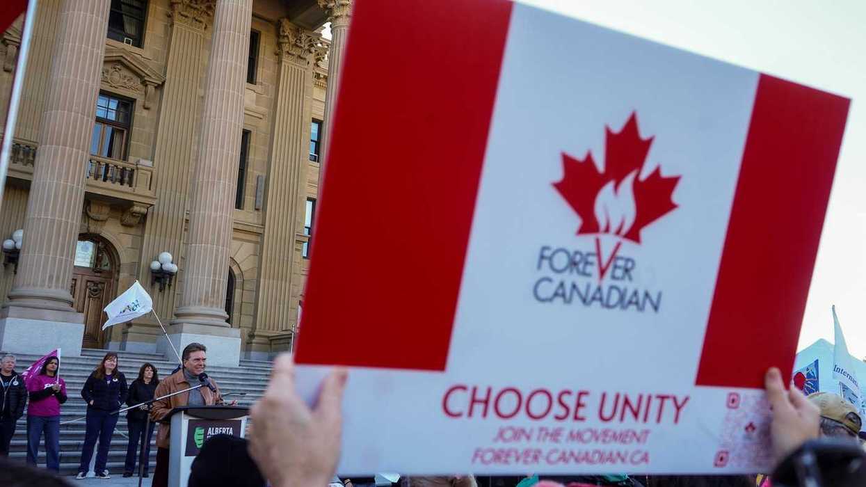 Alberta pro-unity rally held in wake of tragedy