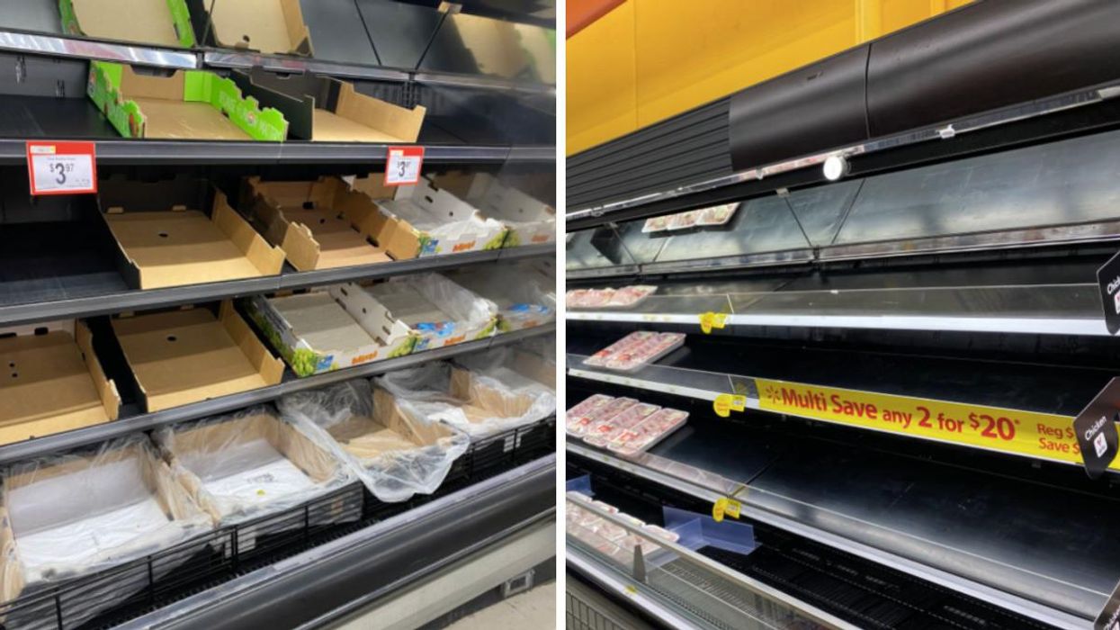 Alberta's Empty Shelves 'Turning Into A Crisis' & Truckers Say It'll Affect 'Every Canadian'