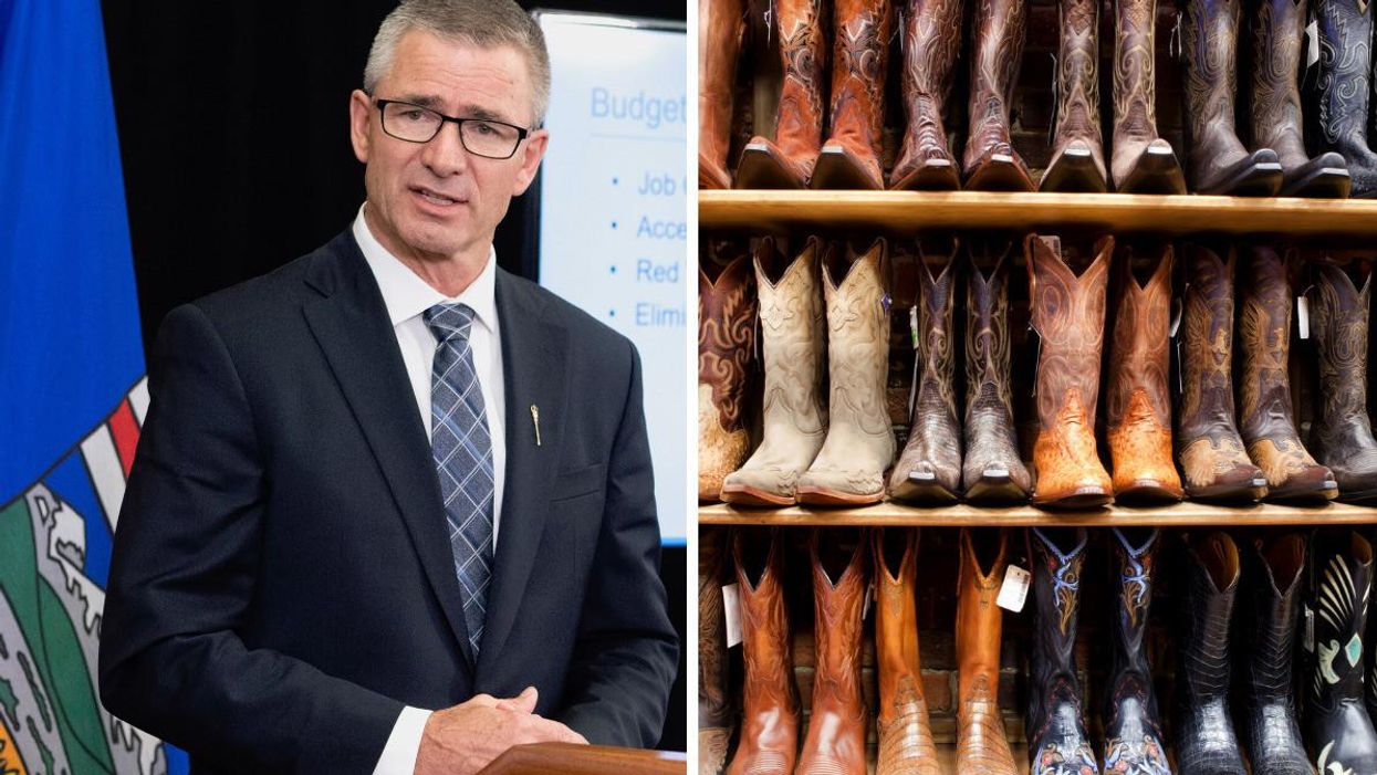 Alberta's Finance Minister Is Breaking A Weird Canadian Tradition & It Involves New Shoes