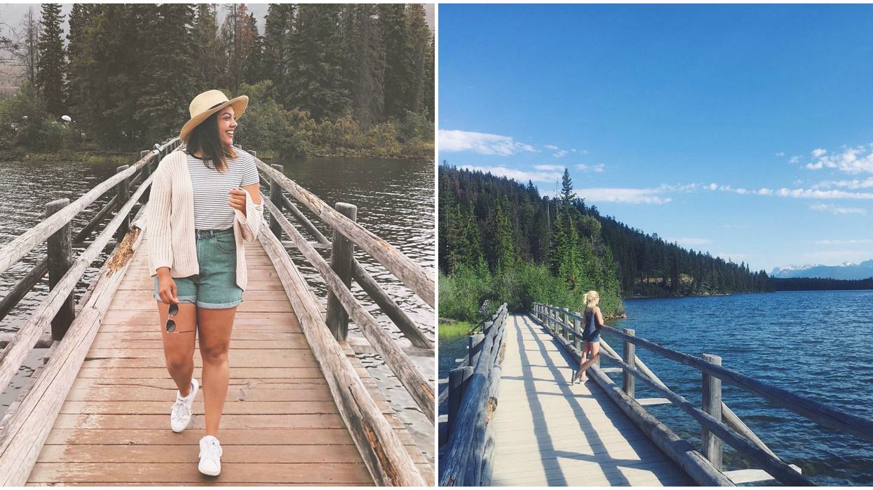 Alberta's Pyramid Island Is An Easy Summer Lake Hike Away