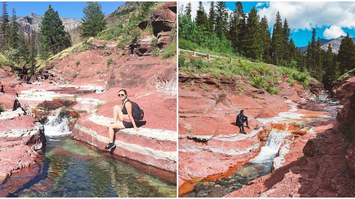 Alberta's Red Rock Canyon Is The Most Colourful Hike You've Ever Seen