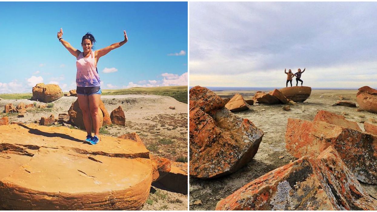 Alberta's Red Rock Coulee Is A Surreal Landscape Like The Surface Of Mars