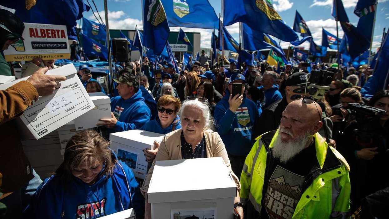 Alberta separatists deliver referendum petition