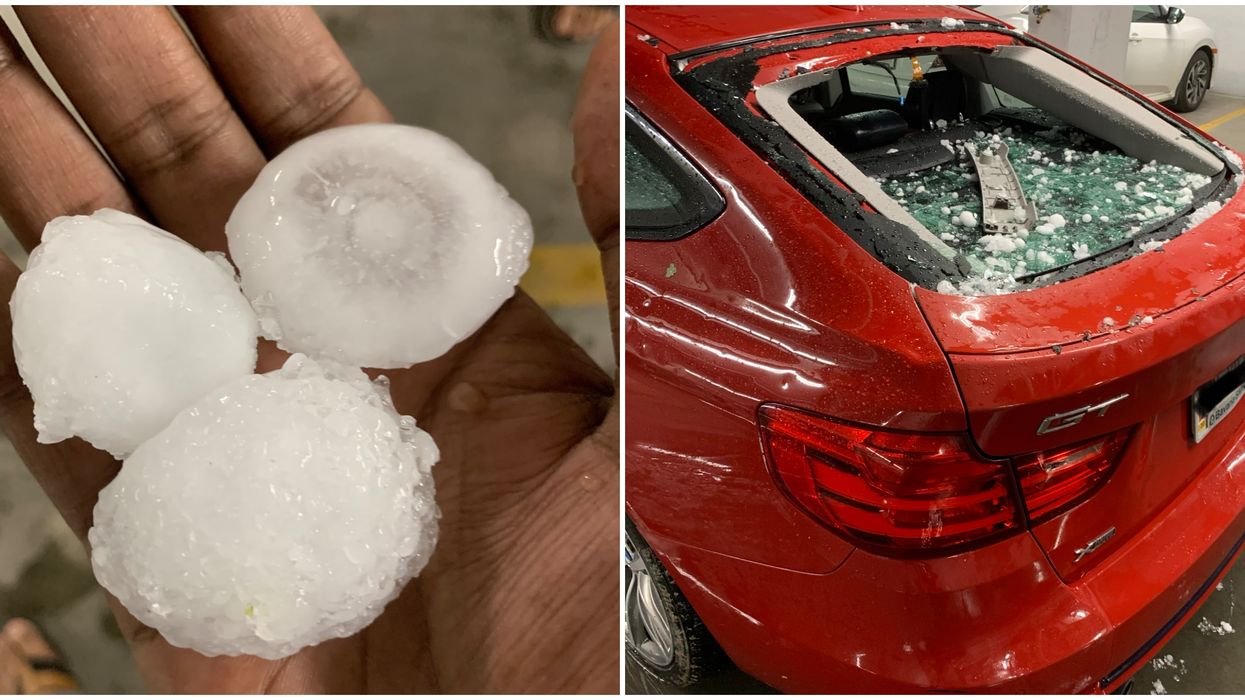 Alberta Storm Brought 'Baseball' Sized Hail Which Destroyed Homes & Cars (PHOTOS)