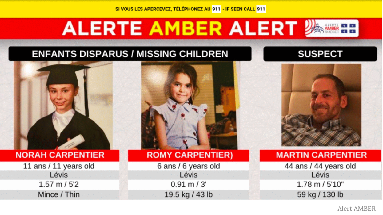 Alerte AMBER : deux fillettes sont retrouvées inanimées