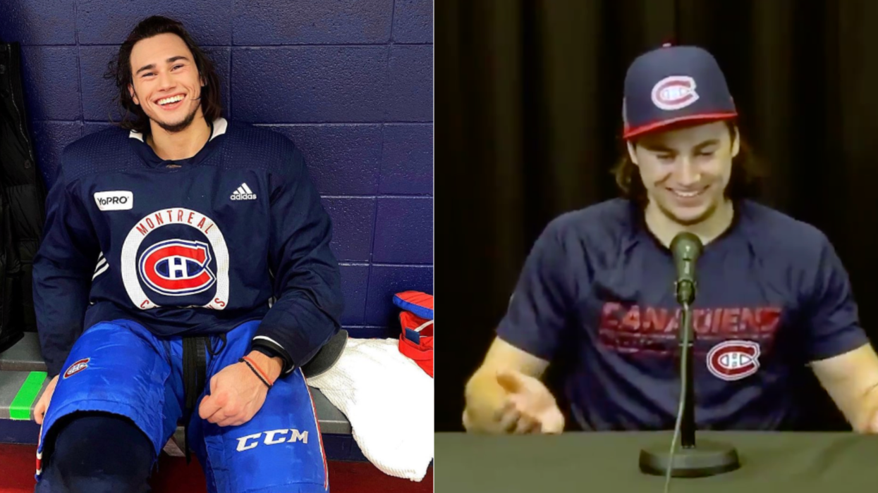 Alexander Romanov du Canadien de Montréal parle de son premier match dans la LNH