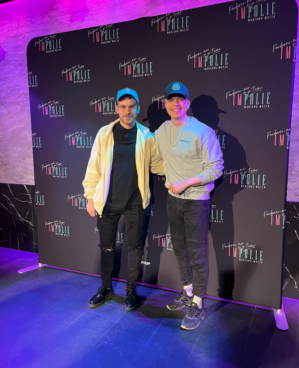 Alexandre Bisaillon et Rachid Badouri.