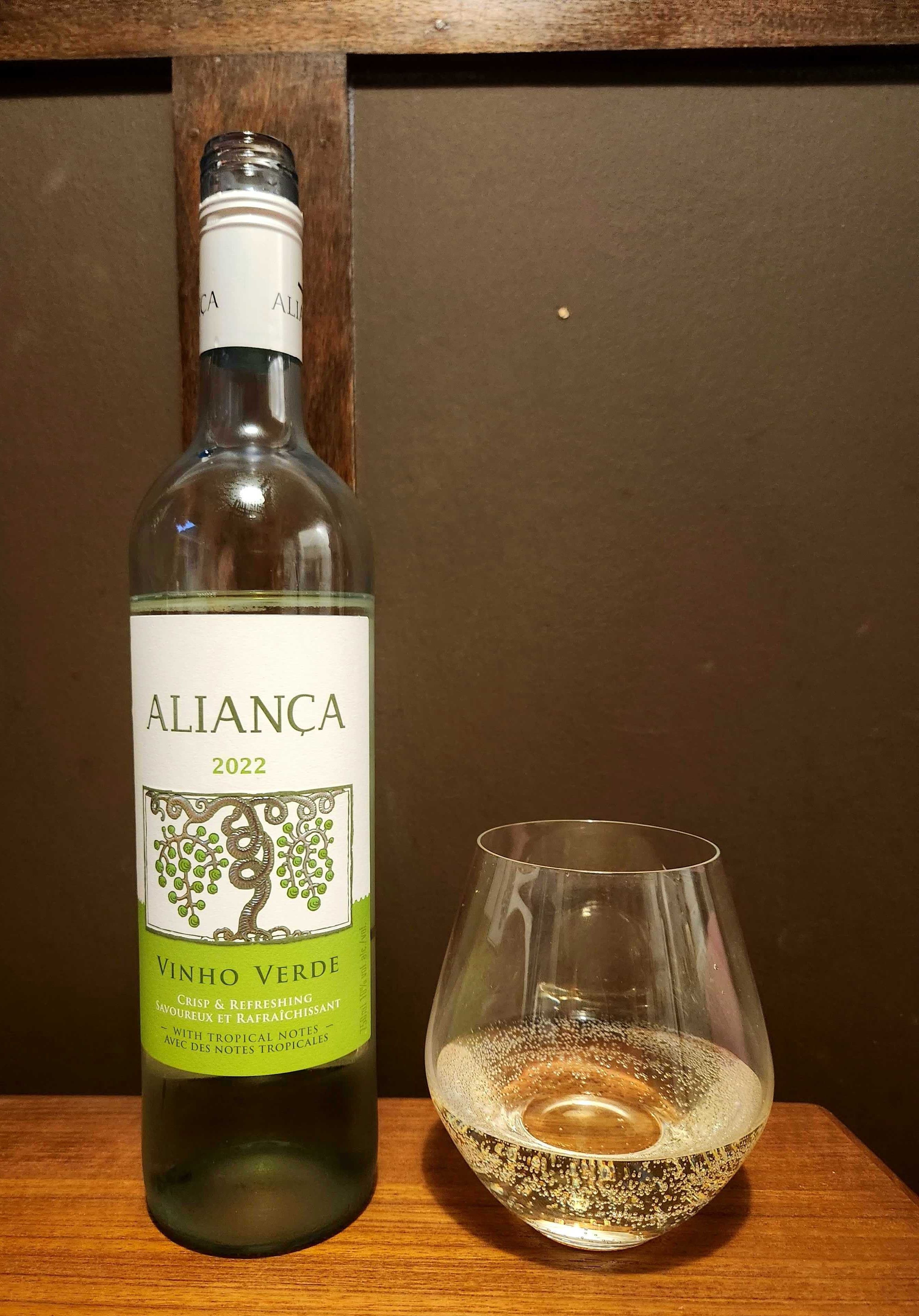 Alianca Vinho Verde from the LCBO.