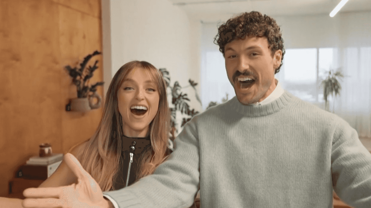 Alicia Moffet et Fred Robichaud, les animateurs d'Occupation Double.