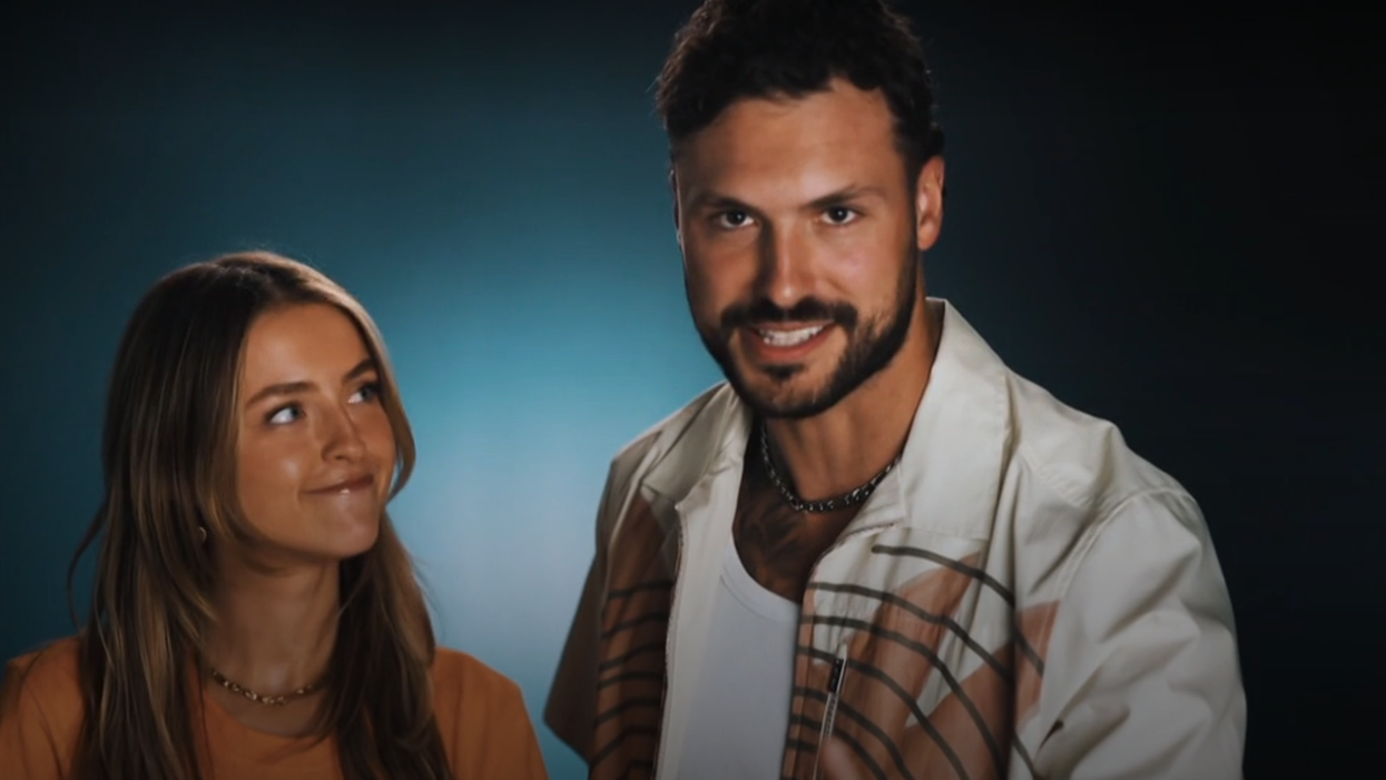 Alicia Moffet et Frédérick Robichaud à l'animation d'Occupation Double.