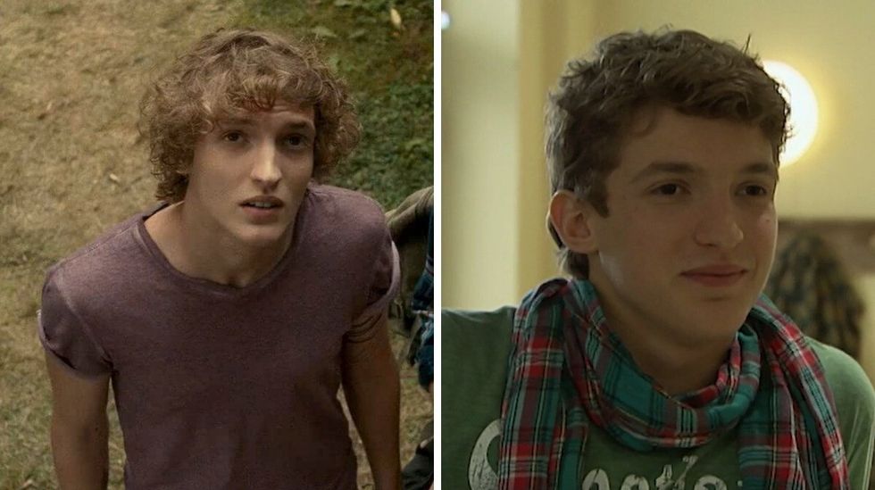 Aliocha Schneider. Droite : Aliocha Schneider dans Tactik.