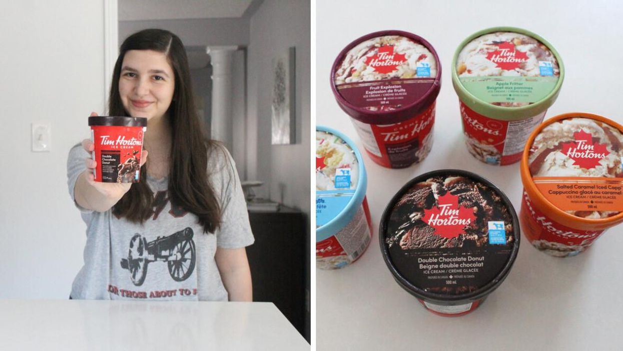 All of the Tim Hortons ice cream flavours.