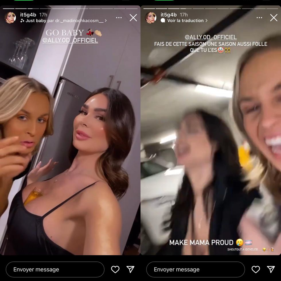 Ally d'OD Martinique et Gabrielle Marion.