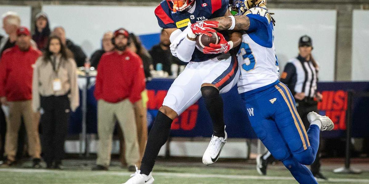 Alouettes cruise past Blue Bombers 37-10 to clinch East Division title Alouettes cruise past Blue Bombers 37-10 to clinch East Division title