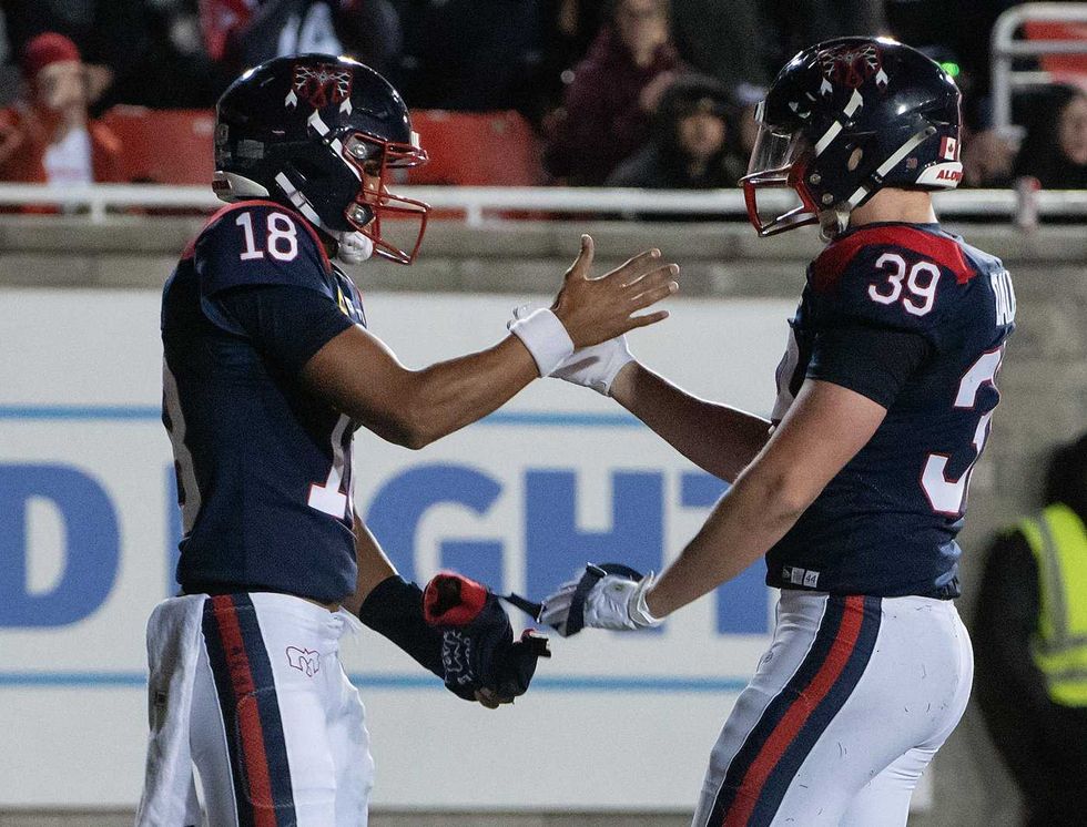Alouettes top Bombers 37-10, clinch East Division
