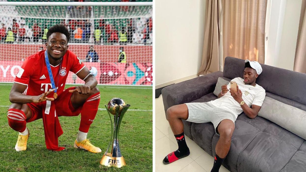 Alphonso Davies Got Diagnosed With 'Mild Myocarditis' During A Checkup After Having COVID-19