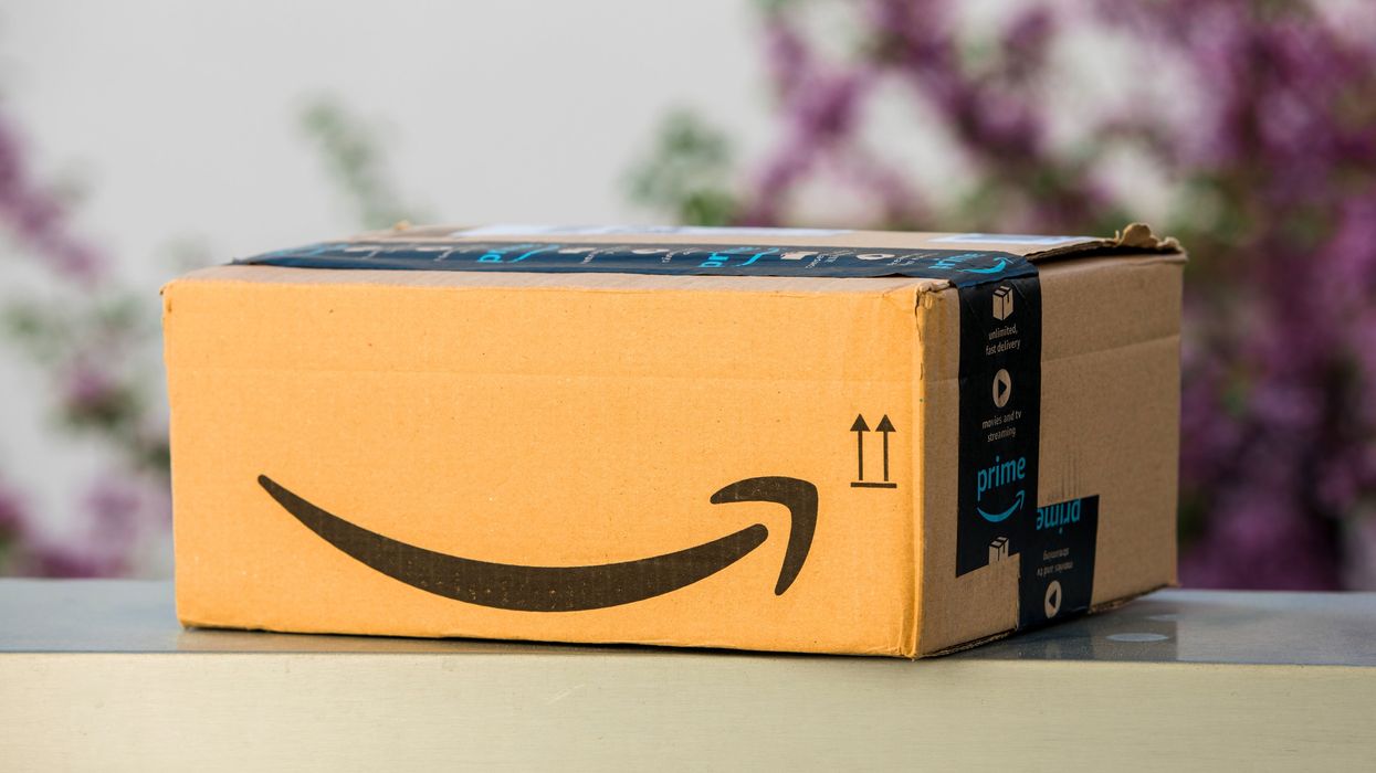 Amazon Prime box.
