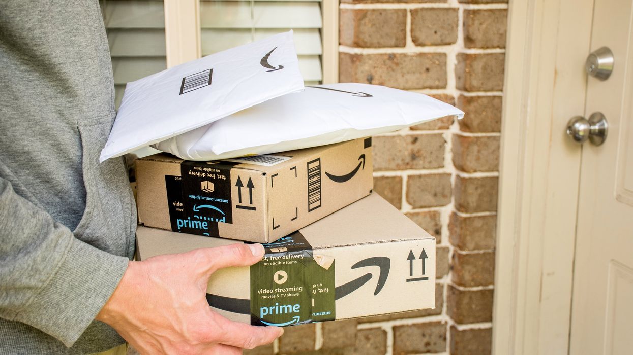 Amazon Prime boxes.