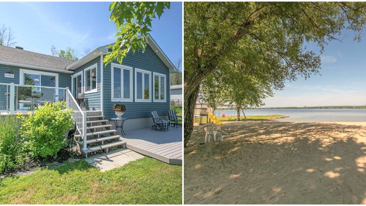 An Affordable Cottage For Sale Near Ottawa Has Its Own Glorious Pool & Cabana