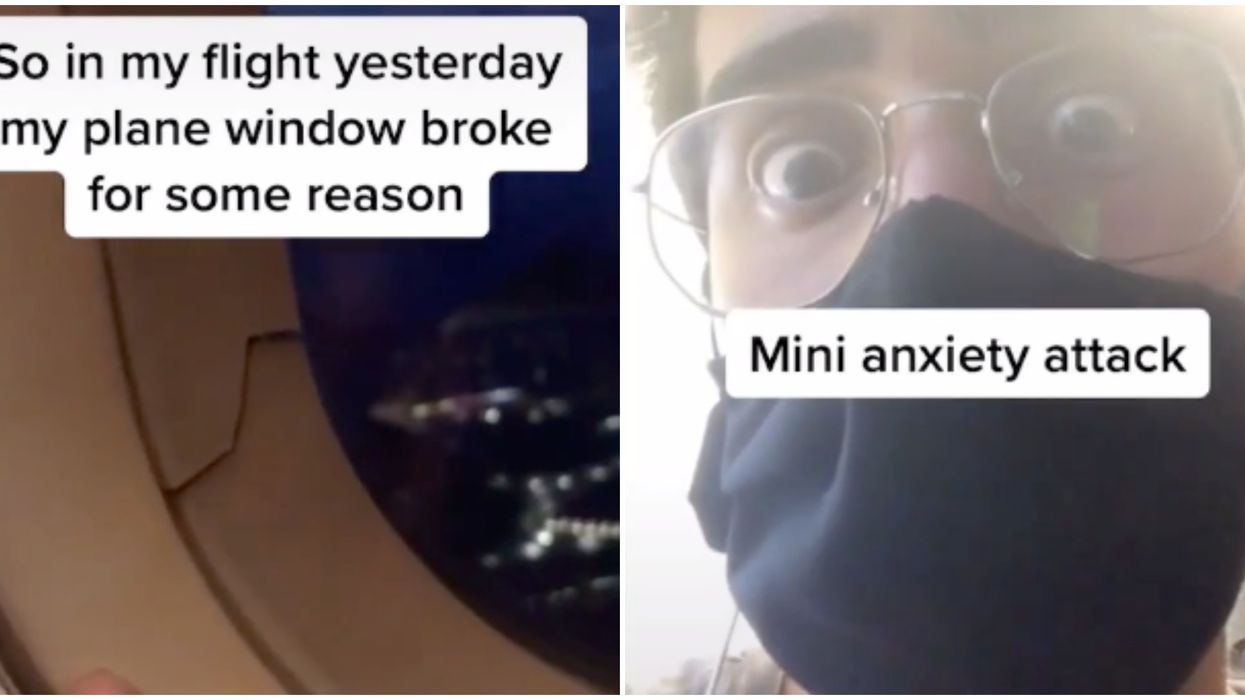 An Air Canada Flight Window Broke During A Journey From Toronto To Montreal