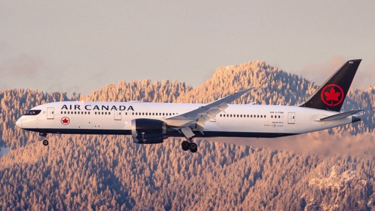 An Air Canada plane