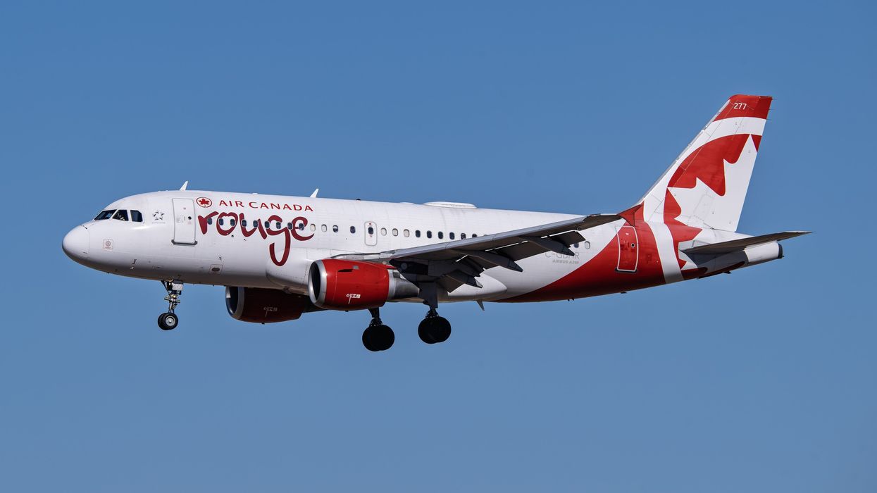 An Air Canada Rouge Airbus A319 C-GBHR.